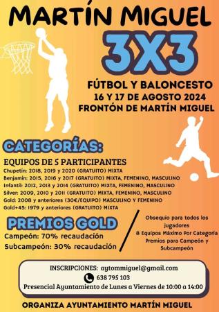 Imagen 3 x 3 FUTBOL Y BALONCESTO MARTÍN MIGUEL